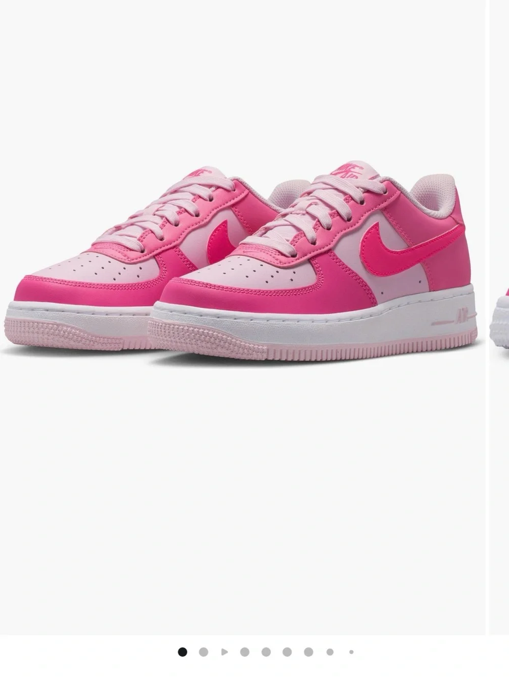 Nike Kids Pink and Light Pink Sneakers
